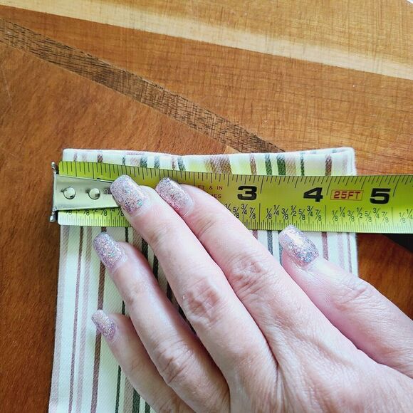 American Eagle Jeans Size 0 Women's Pants Hi Rise Purple Ivory Black Striped - Picture 12 of 12